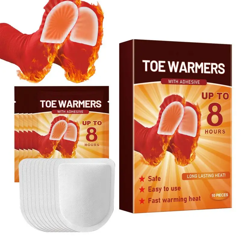 Adhesive Foot Warmer Non-Woven Fast-Heating Comfortable Foot Warmer Self-Heating Feet Patch Foot Care For Winter Cold Weather