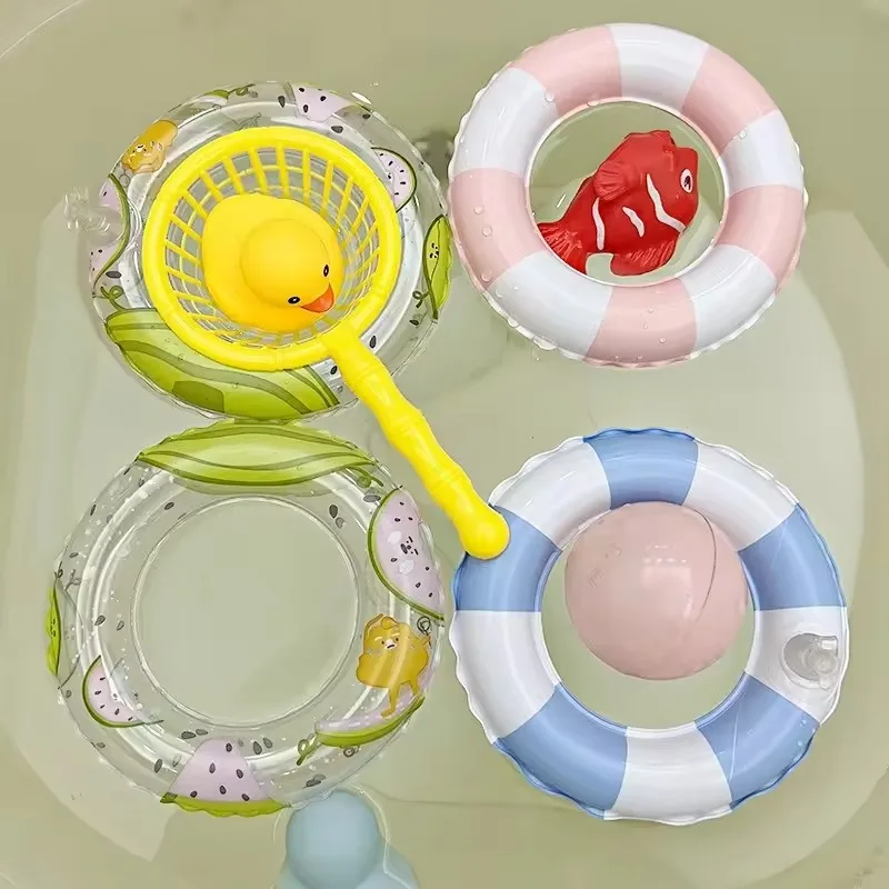 

Детское мини-кольцо для плавания, летние забавные поплавковые кольца для бассейна, игрушки для резиновых уток, куклы, плавающая игрушка для ванны, надувная игрушка для бассейна