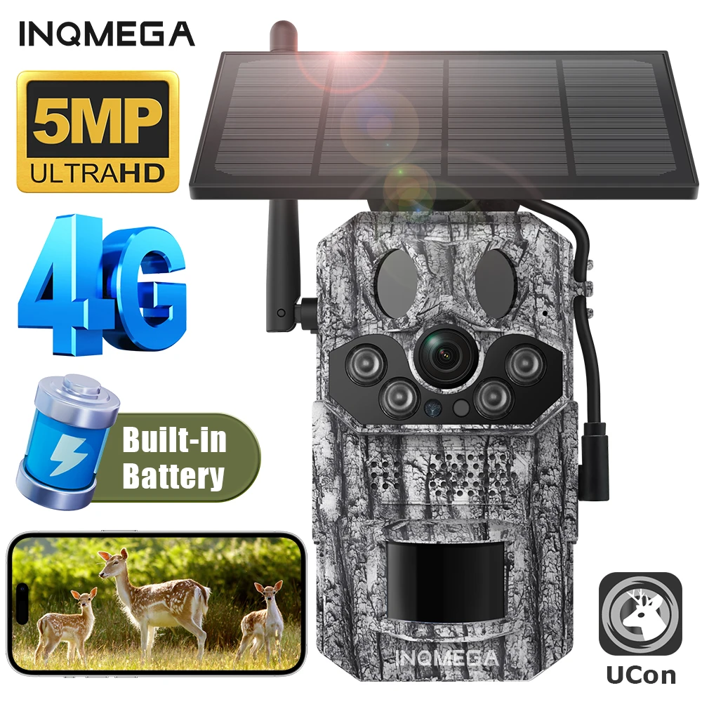 

Камера следа 4G, 3K-видео, 5 МП, изображения PIR15M-20M, сверхбыстрая рефлекторная камера дикой природы с приложением, облачное хранилище, инфракрасная камера