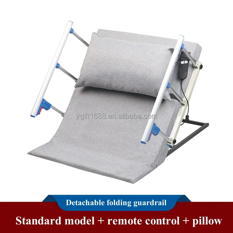 Portable Electric Adjustable Elderly Soft Cushion Back Support Backrest for Bed