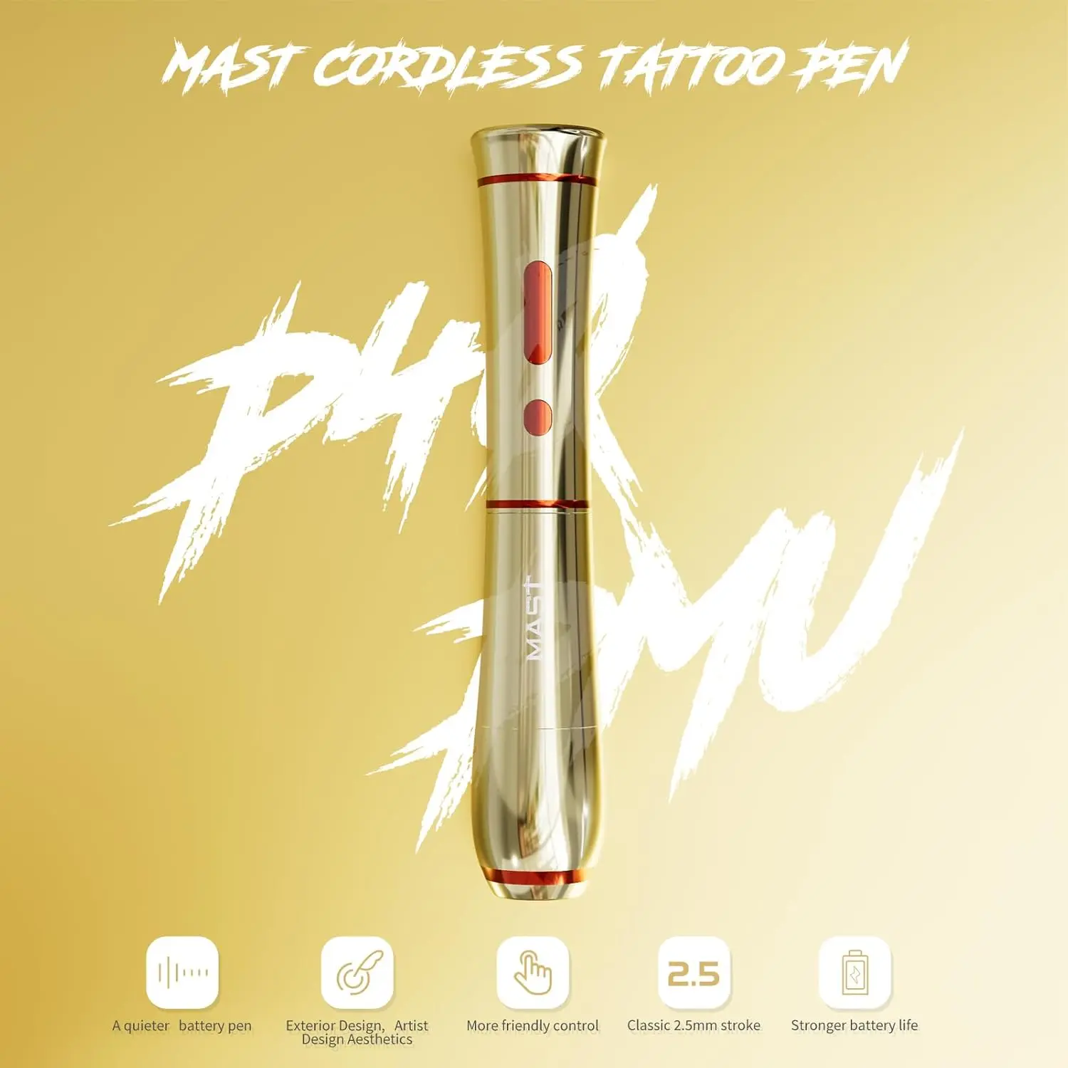 ماست P40 تجميل دائم ماكينة رسم الوشم التجميلي عدة الروتاري قلم الوشم للحواجب/الشفاه/كحل 20 قطعة إبر خرطوشة للفنانين