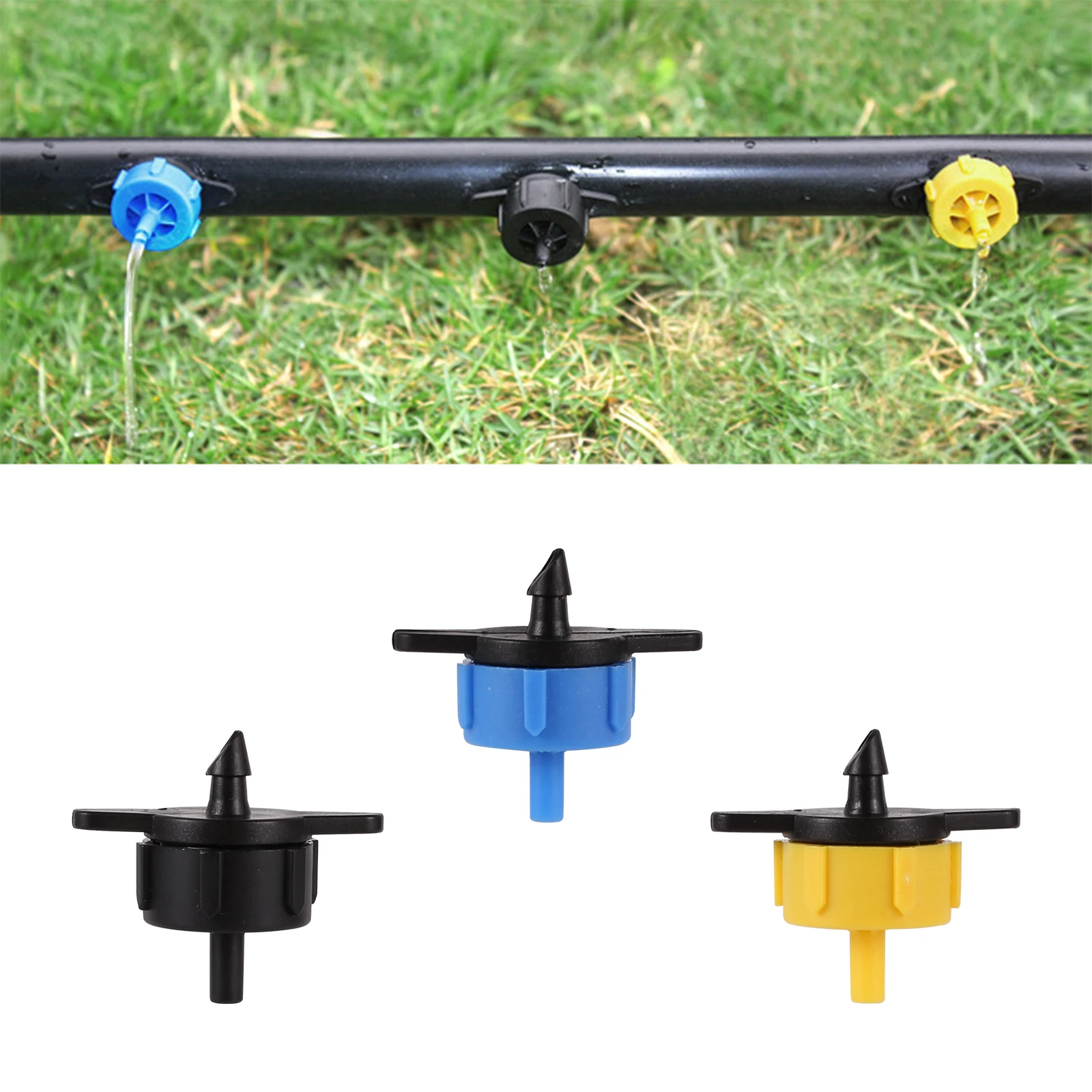 Garden 2L/H 4L/H 8L/H Emitter Pressure Compensating Dripper Micro Irrigation Hose Drip Head Water Saving Irrigation Dropper