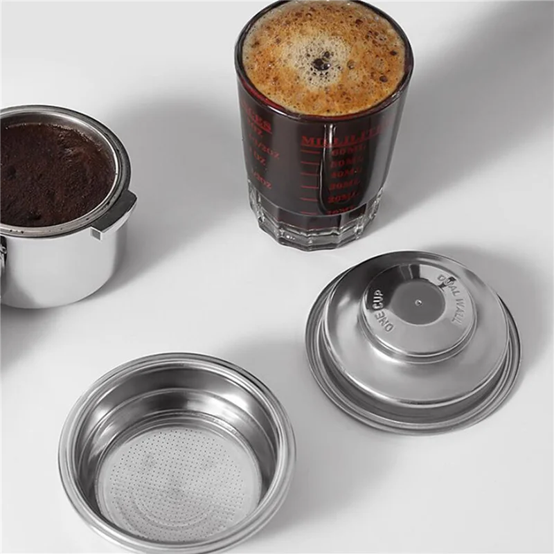 

20PCS Stainless Steel 58Mm Coffee Tea Filter Basket For Espresso Coffee Machine Accessories Pressurized Powder Bowl