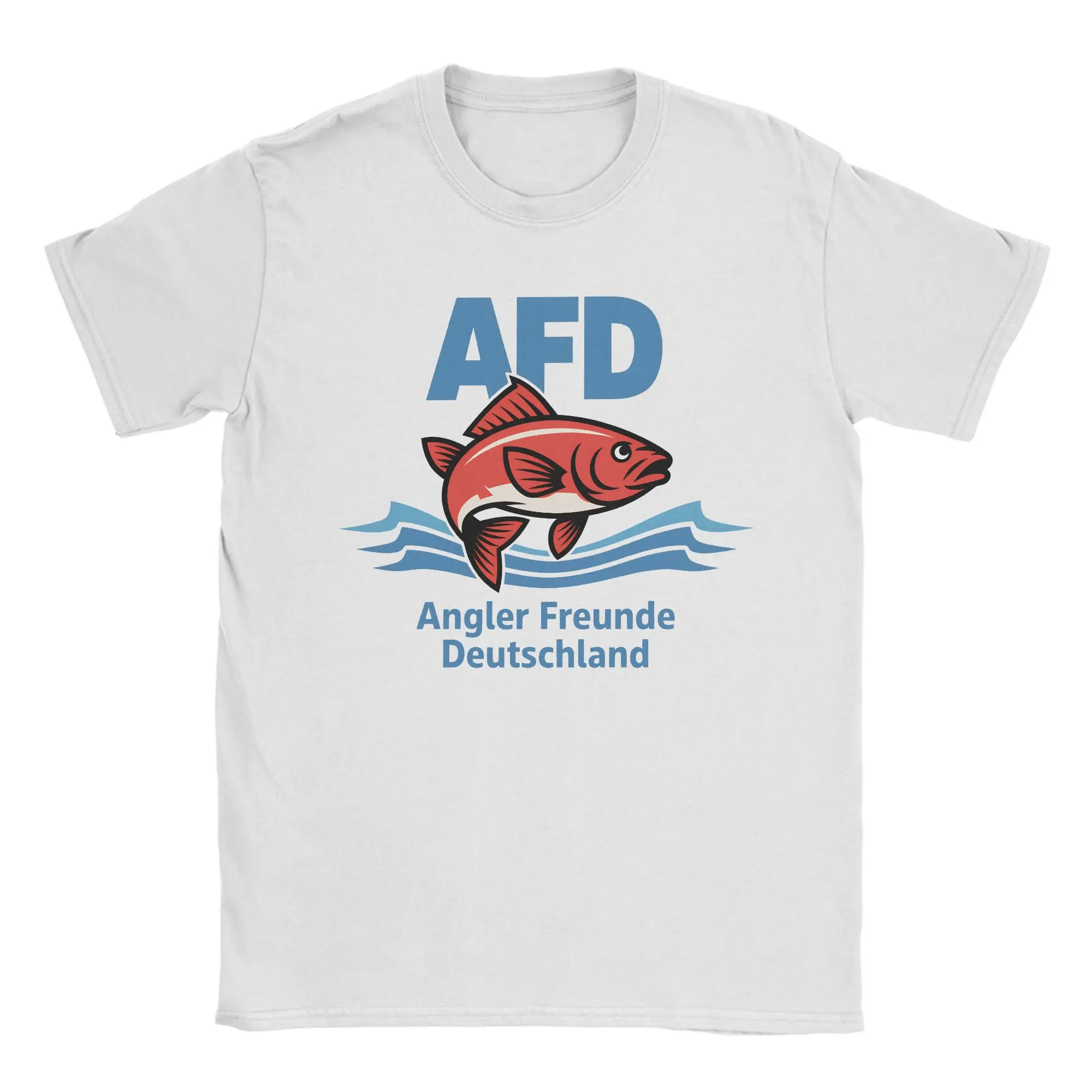 Beach AFD, Angler Friends, Alice Weidel Hip Hop T Shirts  100 Cotton Tshirt for Man Aesthetic Cheap Short Sleeve Top Tees