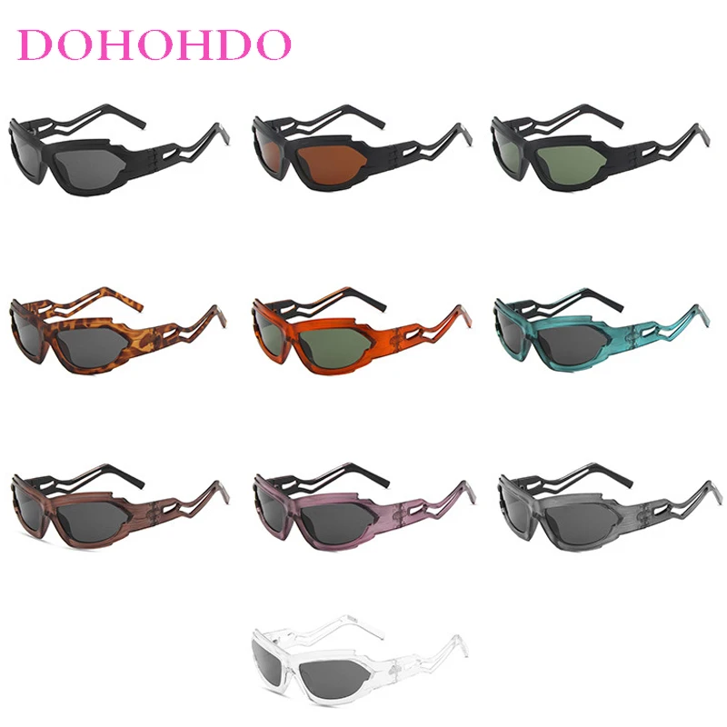 Trendy Steampunk Personality Sunglasses Women Men Luxury Brand Designer Outdoor Sports Cycling Sun Glasses UV400 Lentes De Sol