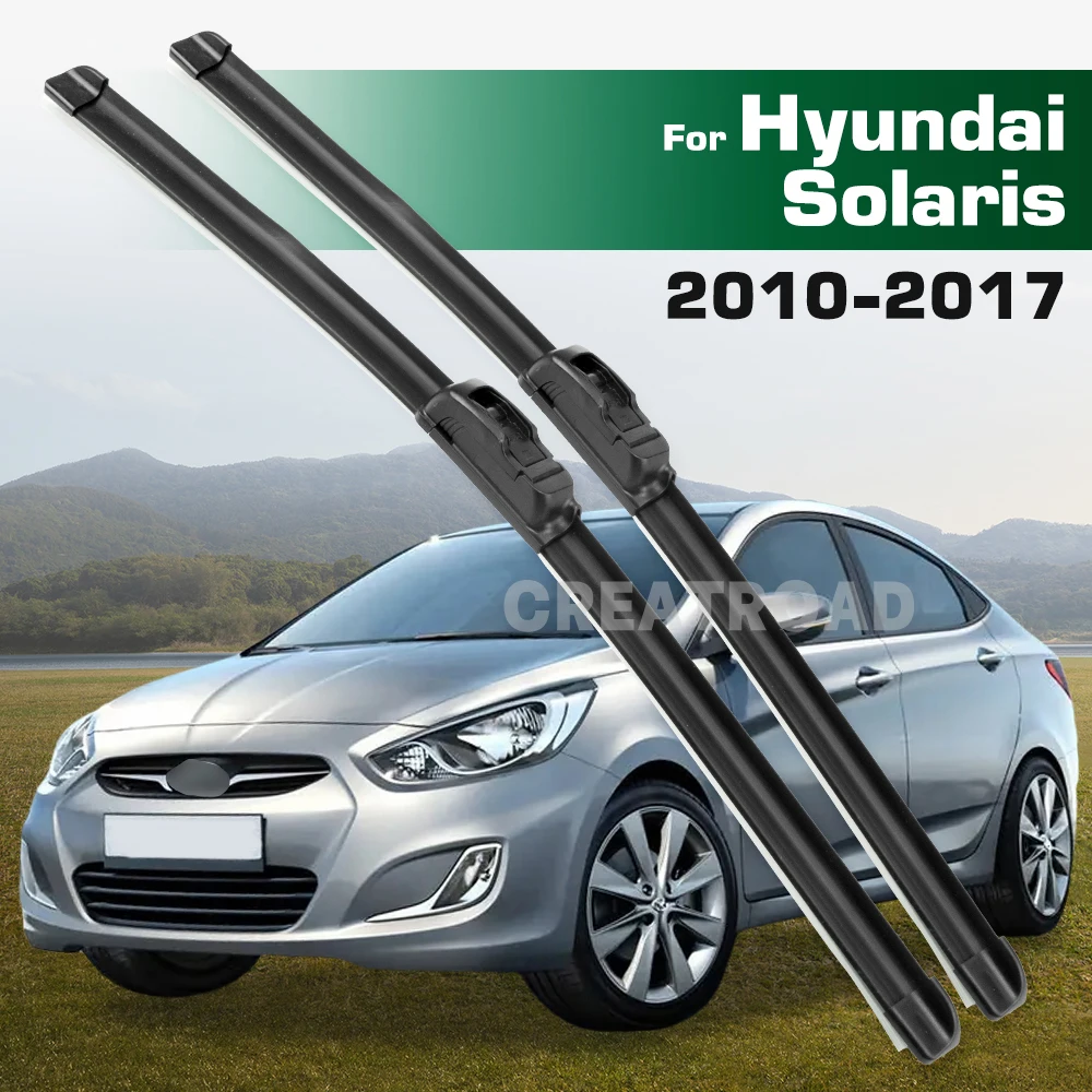 

Для Hyundai Solaris 2010-2017 2011 2012 2013 2014 2015 2016 левый и правый передние щетки стеклоочистителя лобовое стекло щетка 26 "16"