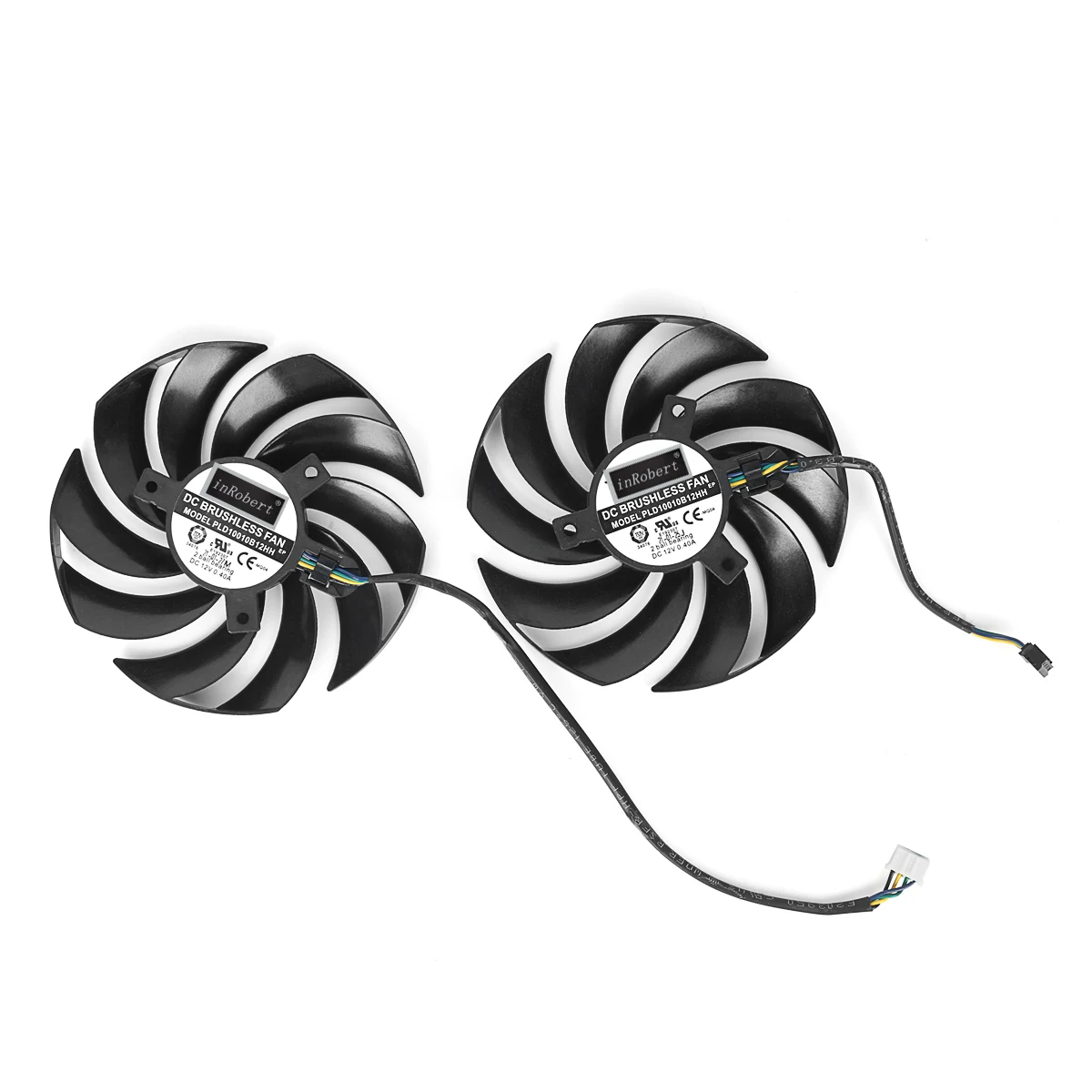 新しい95ミリメートルPLD10010B12HHクーラーファンmsi交換RTX3060 ti rx 6600 6700 xtゲーム用グラフィックスビデオカード冷却2つのボールベアリング