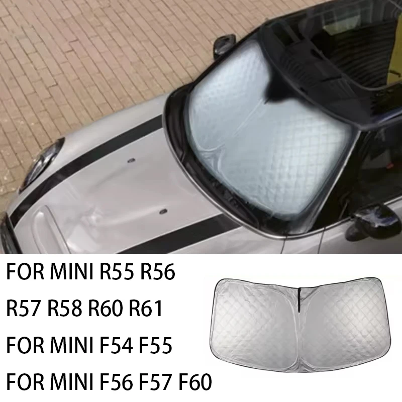 Parasol para ventana de coche, cubierta plegable para MINI Cooper F54 F55 F56 F57 F60 R55 R56 R57 R58 R60 R61 F65 F66 F67 J01 J05 U25