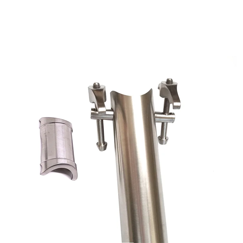 Titanlegierung 3AL2,5 V 31,8 mm CNC-Sattelstütze für Brompton-Faltrad 4 Größen 600/580/550/520 mm – Detail 5