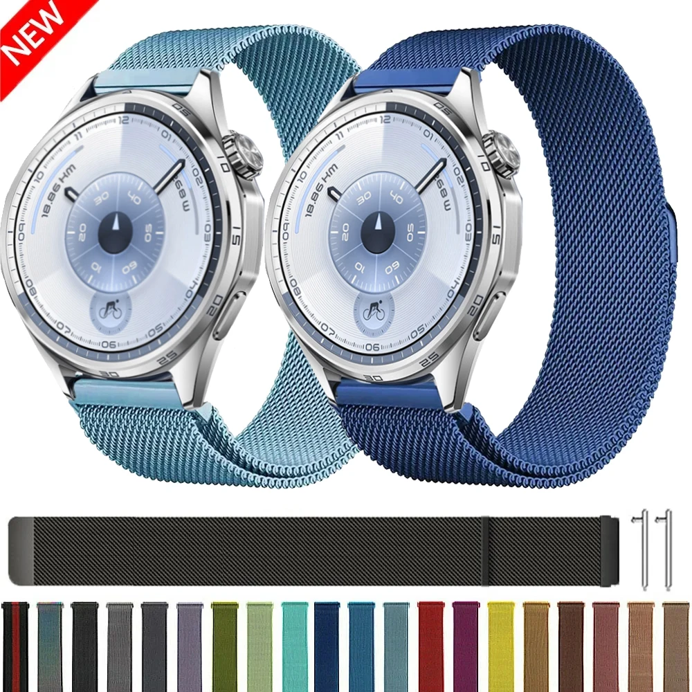 

22mm 20mm Milanese Strap For Huawei Watch GT6 5 Pro/GT6 5 4 3 46mm Magnetic Bracelet For Huawei Watch 4 Pro/GT3 Pro 46 42mm Band