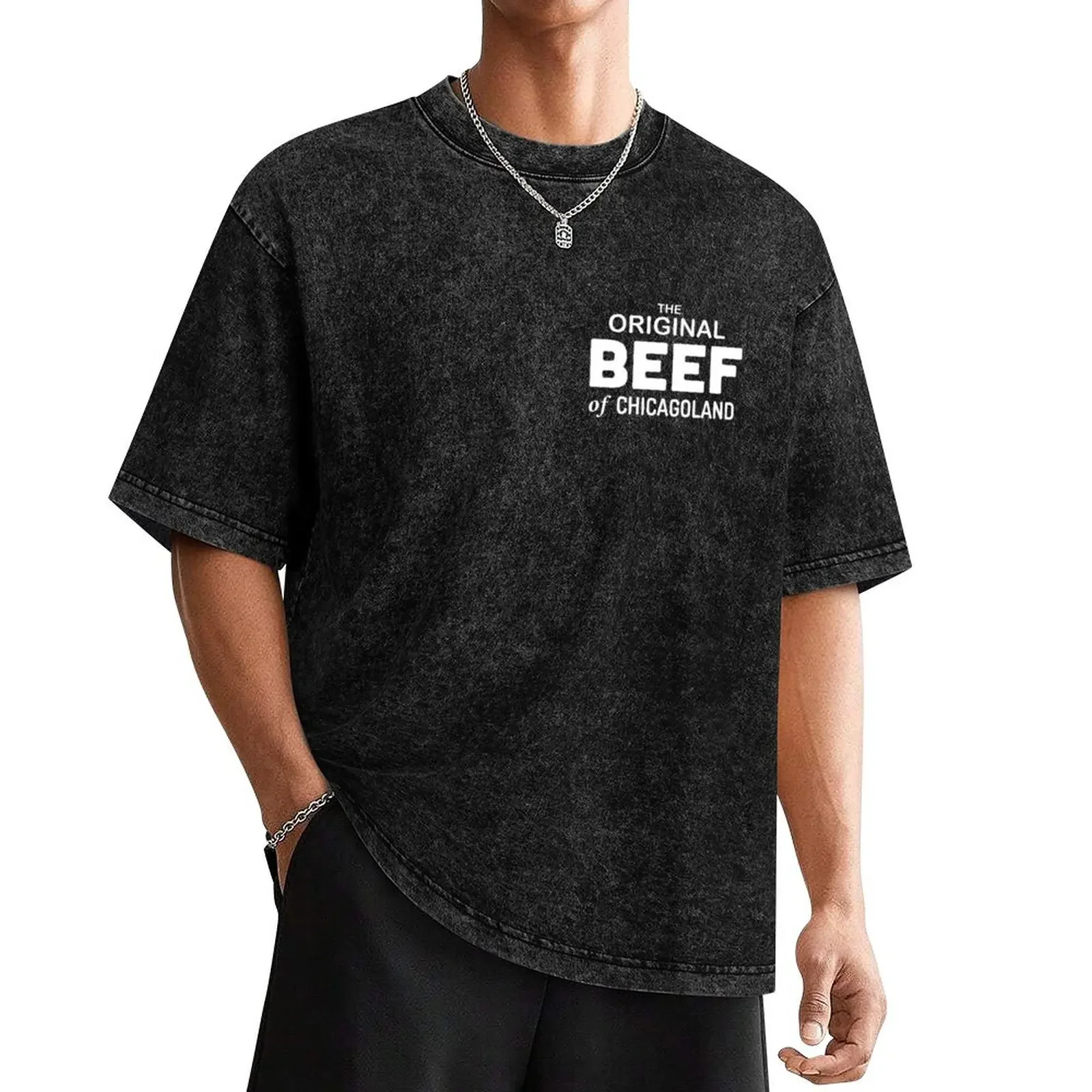 

The Original Beef of Chicagoland T-Shirt blanks anime tshirt graphic t shirts mens t shirts