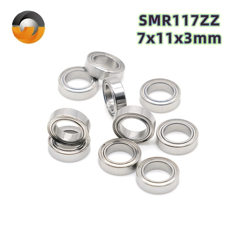10pcs SMR74ZZ Bearing 4x7x2.5mm ABEC-9 Stainless Steel Fishing Reel Bearing for DAIWA & SHIMANO & Abu Garcia Reel Handle Bearing view 6