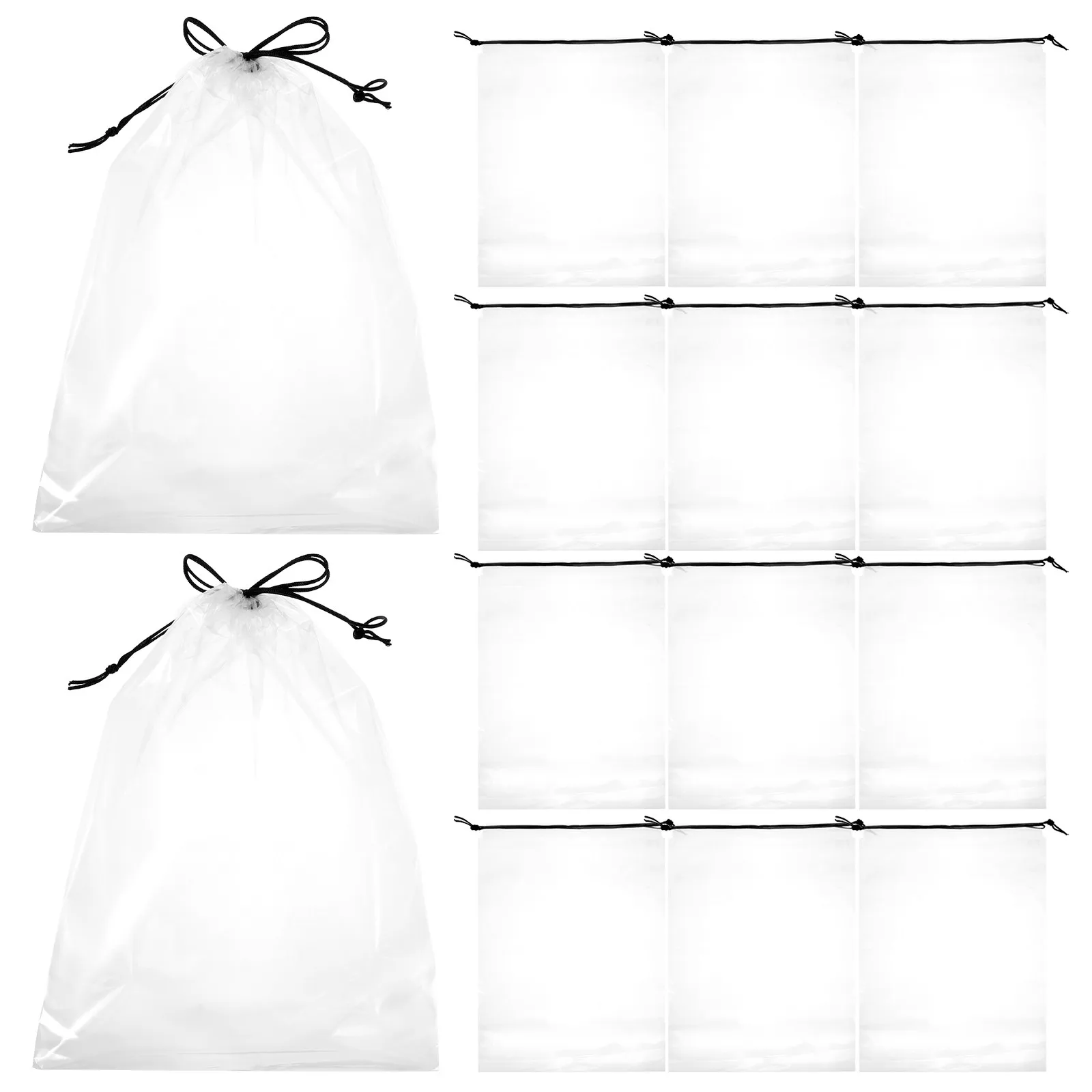 

Набор из 14 мешков для хранения обуви с завязками, дорожные сумки для обуви для мужчин и женщин, для использования на улице, защита от пожелтения, пылезащитные мешки