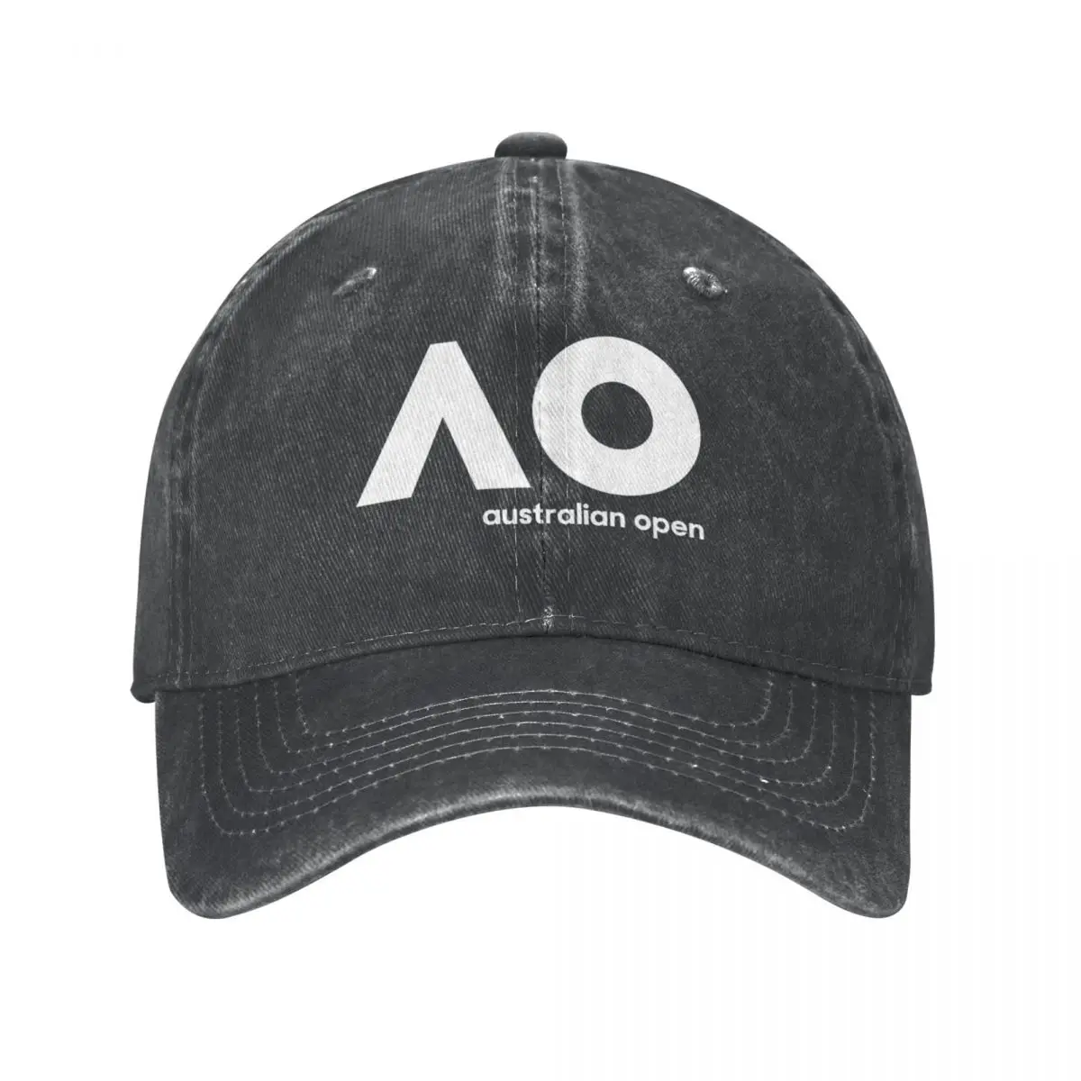 Australian Open Washed Baseball Cap Tennis competition y2k Cute Trucker Hat Summer Unisex-Teens Outdoor Gym Snapback Cap