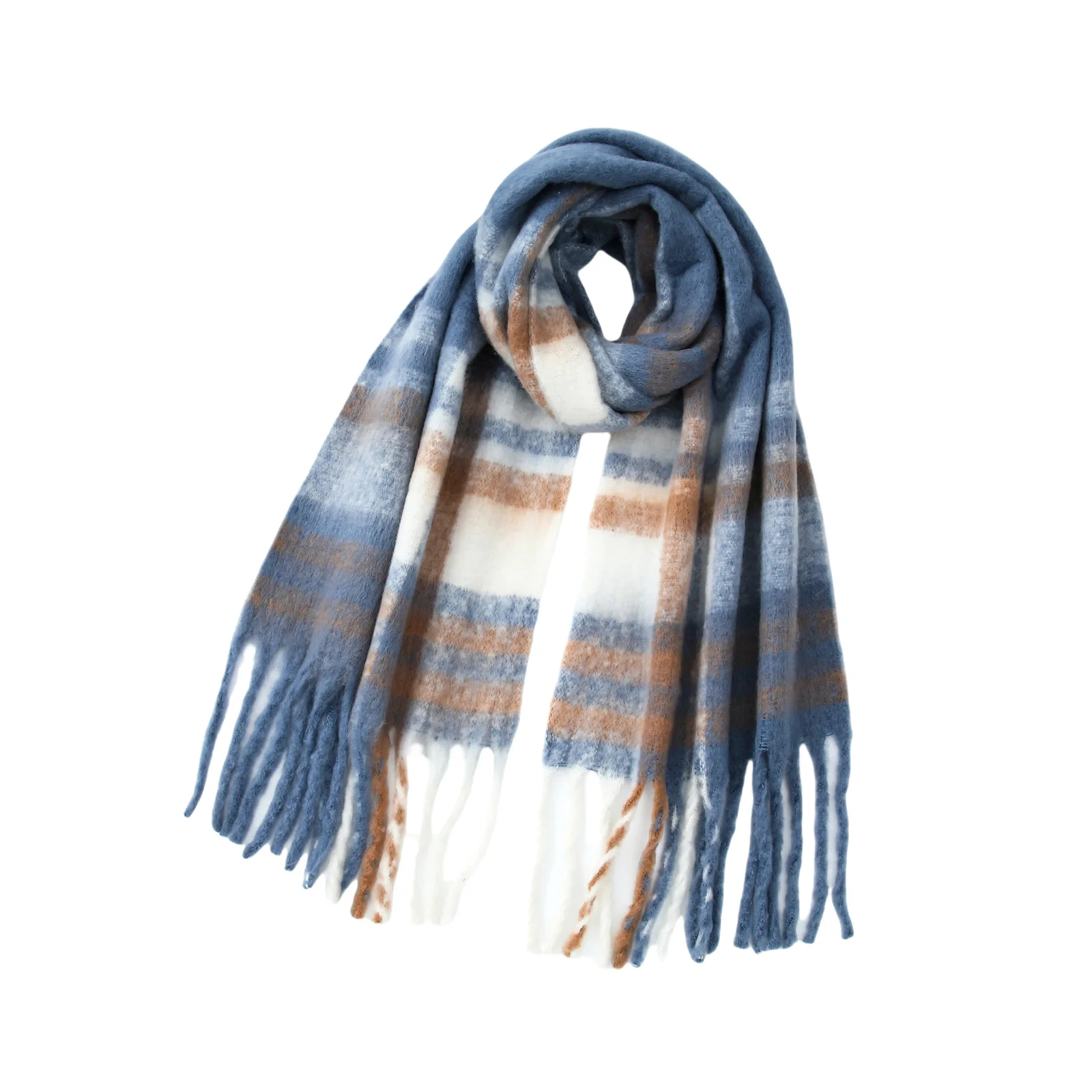 New Winter Imitation Cashmere Scarf Women Fashion Student Neck Scarves Thickened Warm Shawl 226*42CM