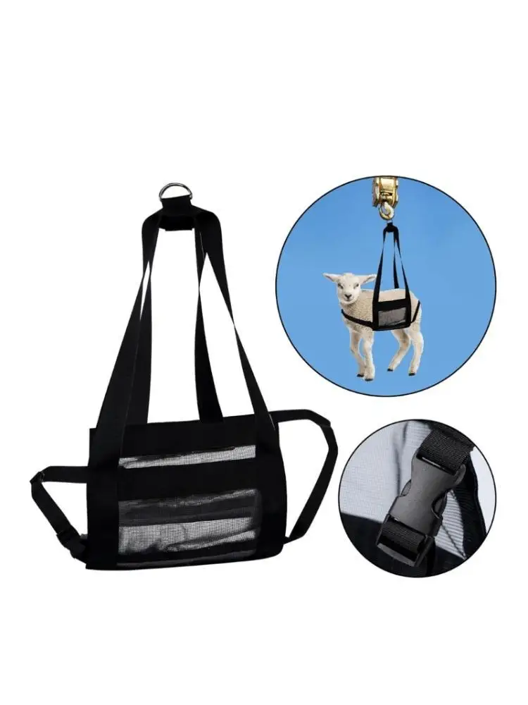 E8BD Juvenile Livestock Weighing Bag with Metal End Hardware and a Central PVC Support Panel for Specified Small Farm Animals