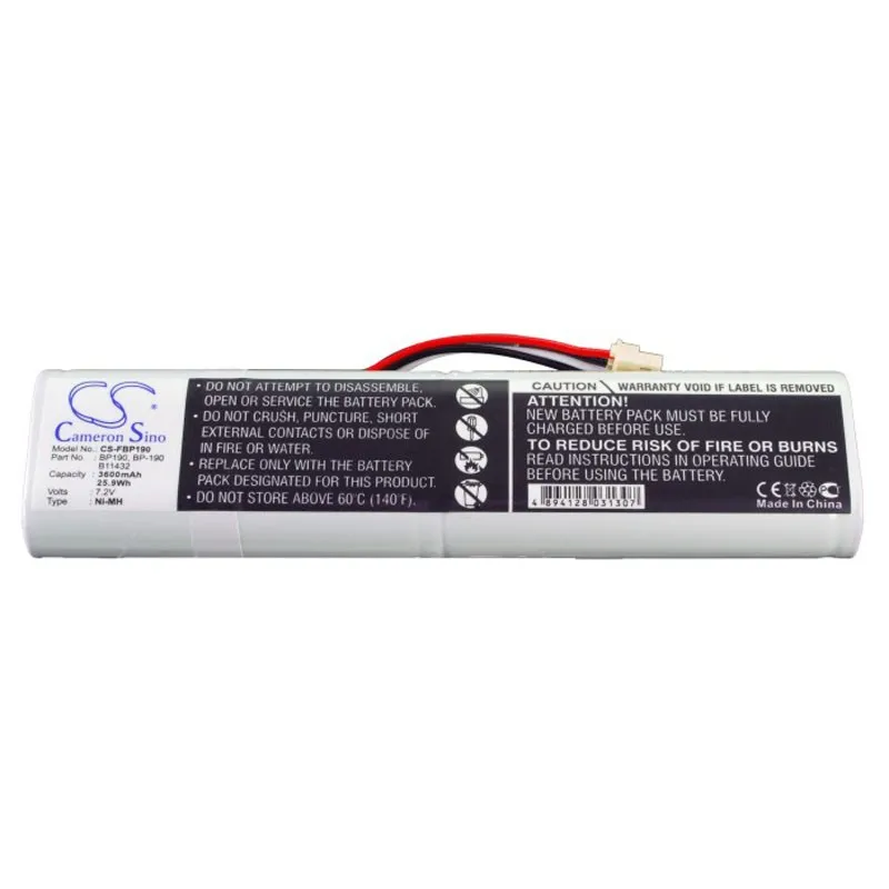 CS Equipment, Survey, Test Battery for Fluke Scopemeter 192 192B 196 196B 196C 199 199B Analyzers 433 Fits 677390 B11432 BP190
