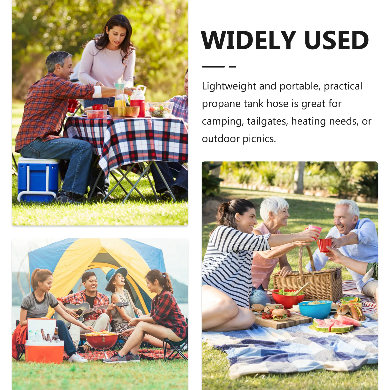 

Уличный пропановый шланг 1 м с адаптером для баллонов 1 фунт/20 фунтов, конвертер для грилей и обогревателей, легкий, готов к использованию для кемпинга