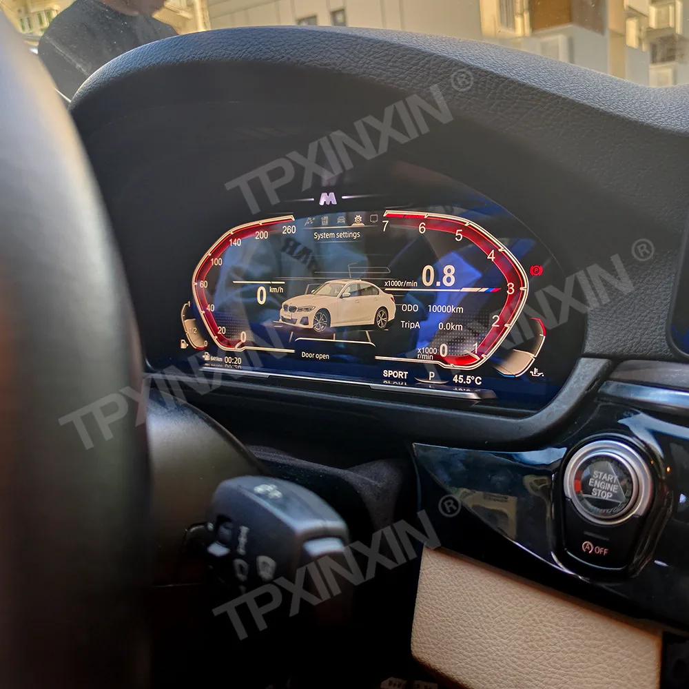 12.3 Inch LCD Digital Dashboard Panel For BMW 5/6/7 Series X3 X4 X5 X6 2009-2017 Virtual Instrument Cluster Cockpit Speedometer
