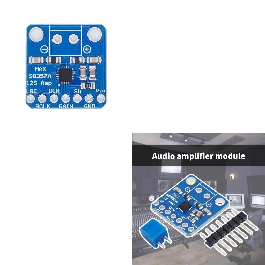  MAX98357A 3W 5V Efficient Class D Auditory Amplifier for Clear Sound Output