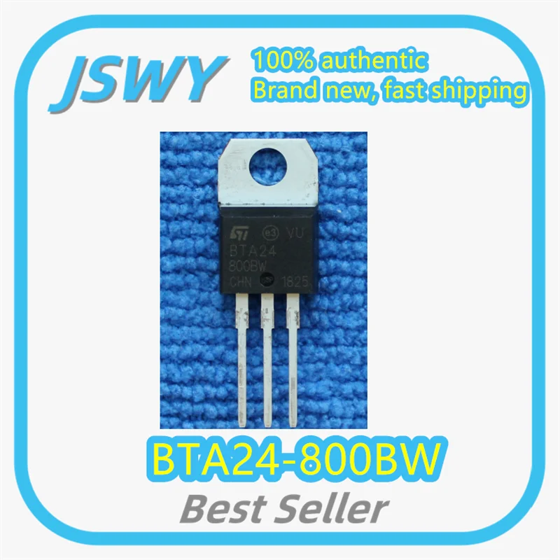 

(10/50 pcs) BTA24-800BW BTA24 TO-220 Bidirectional Thyristor Brand New Original Packaging Fast Shipping