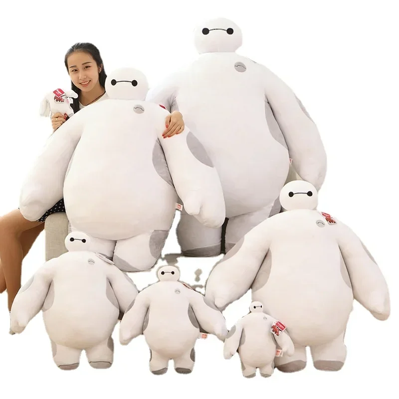 [Disney] Groot Formaat 150Cm Grote Held 6 Super Grote Mascotte Baymax Pluche Speelgoed Zacht Katoen Pop Model Hoes (Geen Vulling) Met Rits