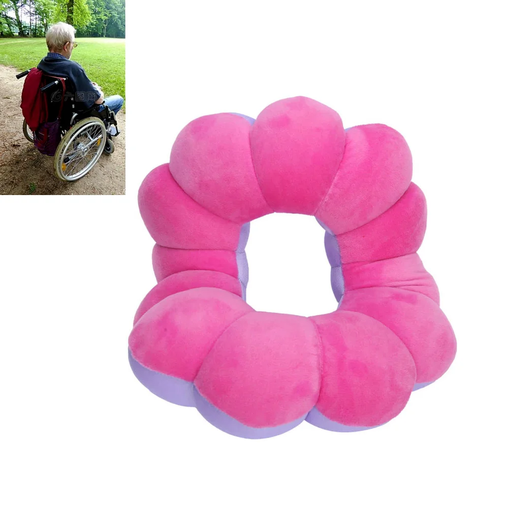 Wheelchair Cushion Pillow Seat Cushion Anti-Bedsore Cushion Wheelchair Support Butt Cushion Bedridden Pressure Relief Donut Pad