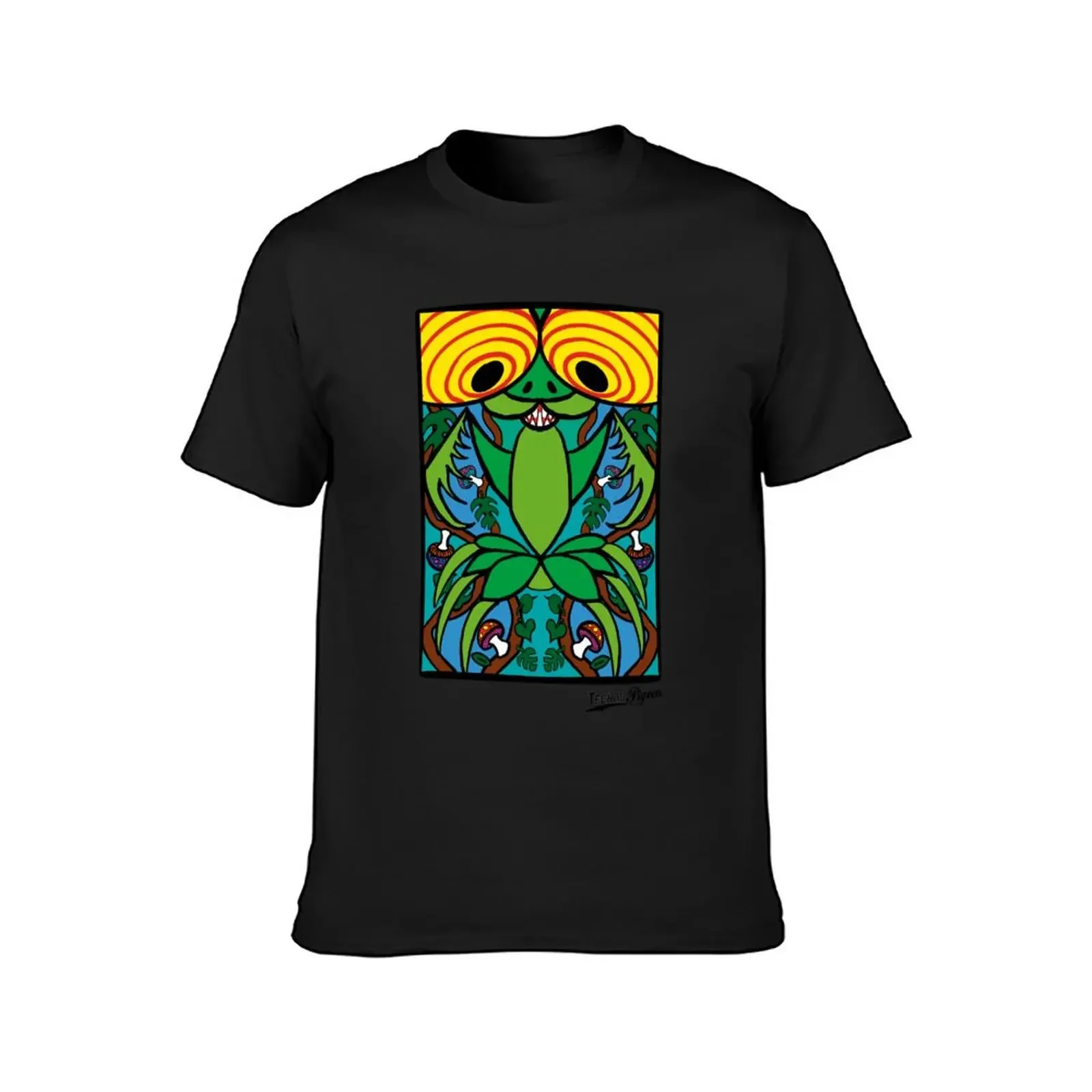 TechnoPigeon Hypno Mantis T-Shirt sublime designer shirts men t shirts