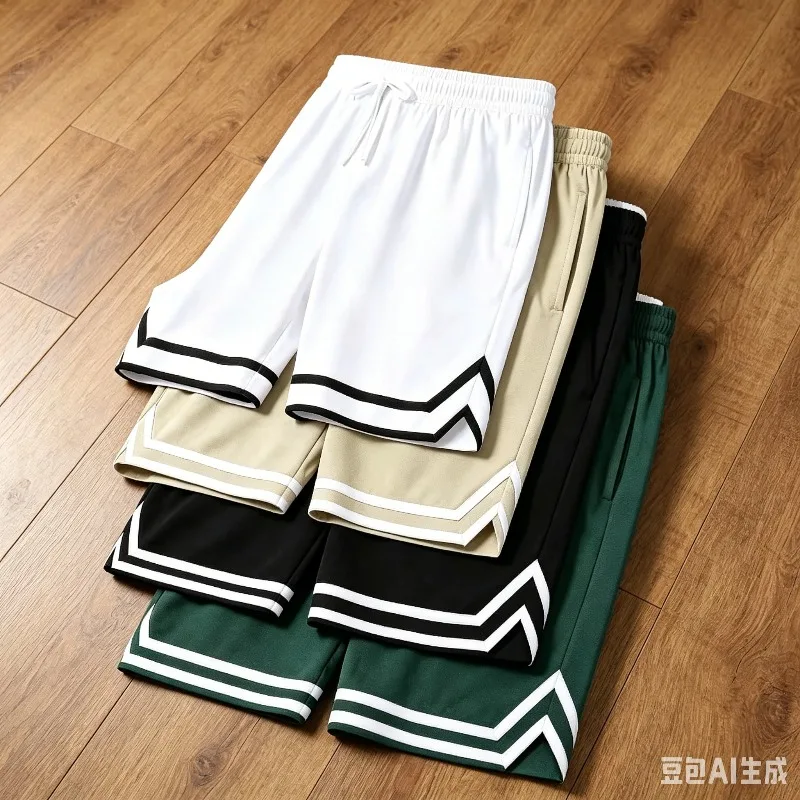 2026 Summer Running Basketball Shorts Men High Quality Elastic Waist Shorts Multicolor Sport Training Shorts Adult Streetwear