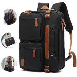 3 in 1 Laptop Bag for Men 17.3 15.6 inch Office Laptop Work Bags Business Backpack Messenger Bag Computer Bags Laptops for Men