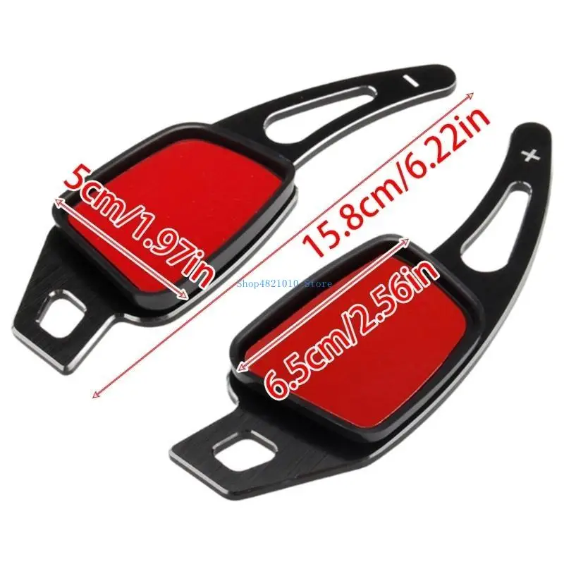 T3LF 2 pezzi estensioni del cambio in alluminio accessori auto leve del cambio per volante per auto estensione del cambio