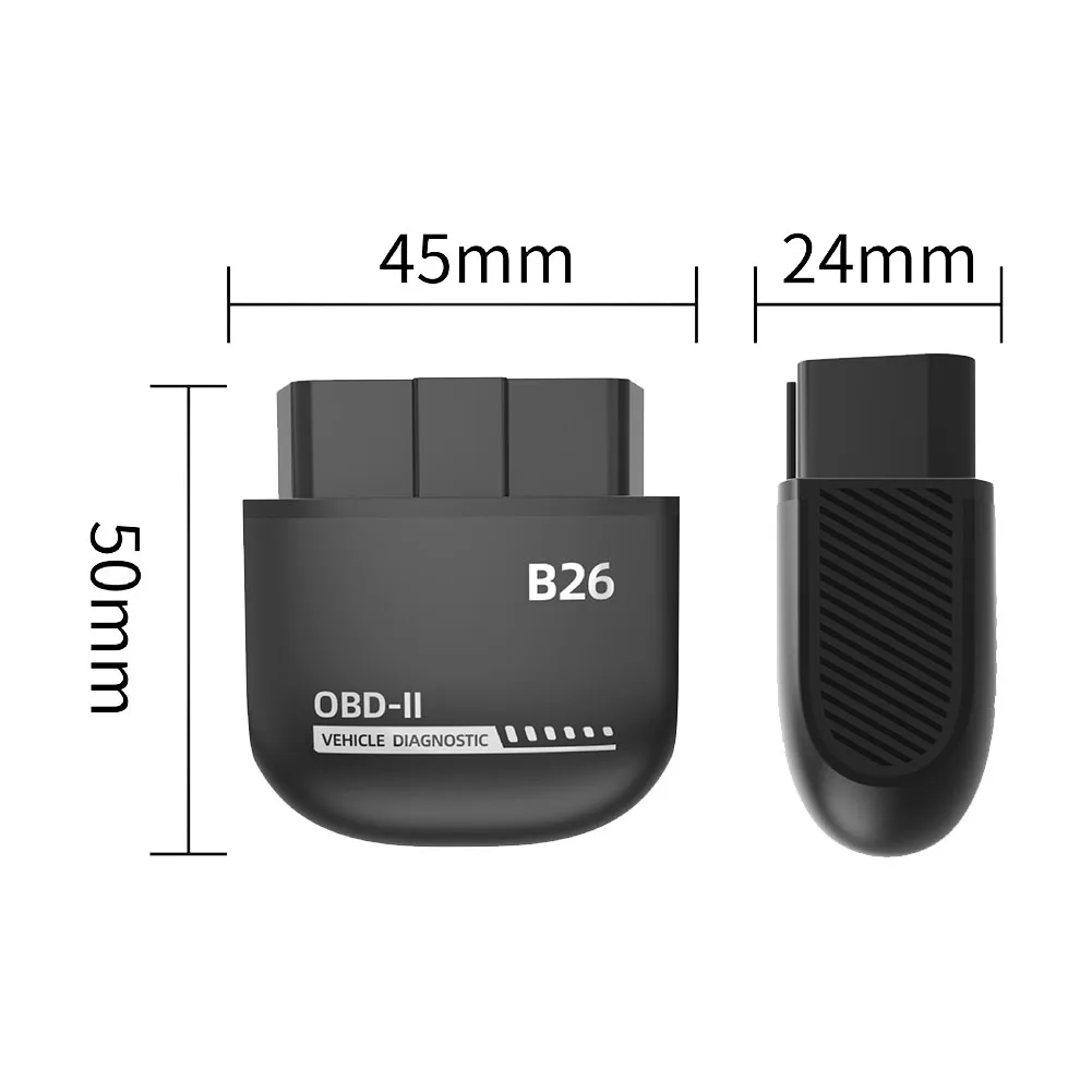 For OBD2 Scanner Engine Code Reader Diagnostic Tool For Reset Check Engine Light Wireless Diagnostic Tools For B26 Measures