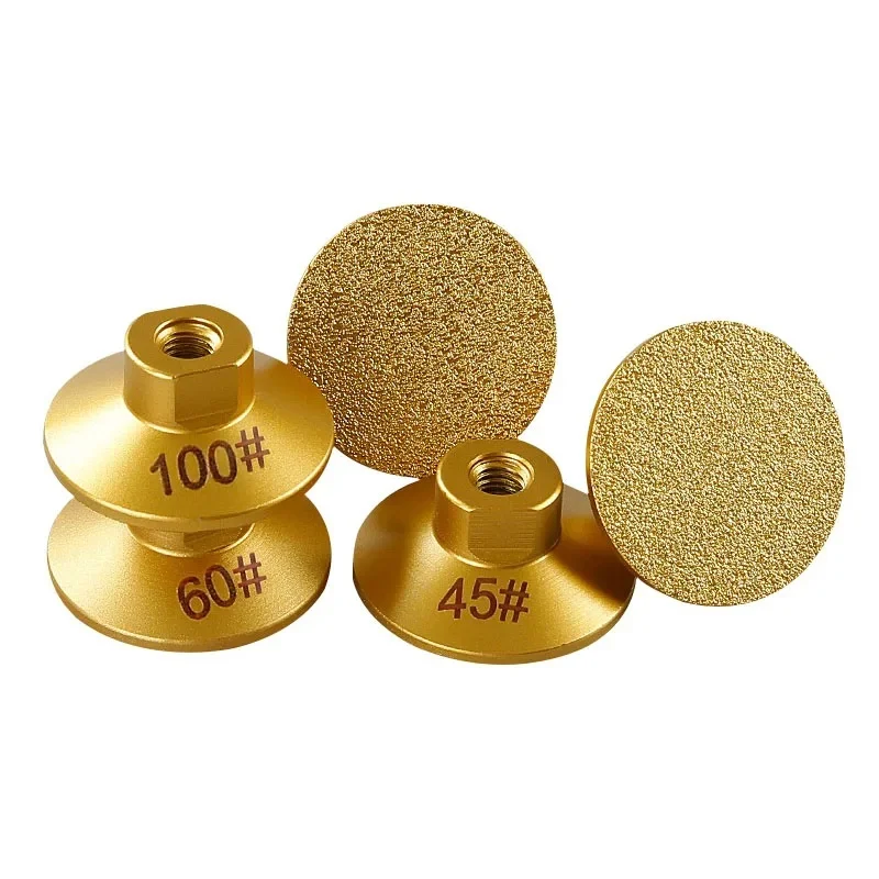 M10 Diamond Brazed Flat Grinding Head Diamond Grinding Disc Marble Stone Polishing Pad Countertop Trimming Rough Abrasive Disc