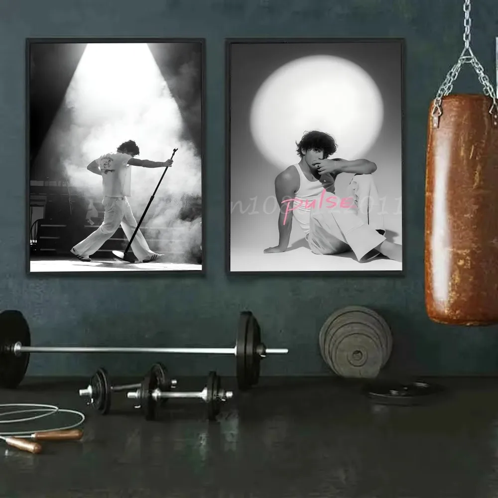 1 قطعة Benson Boone الألعاب النارية Rollerblades المشارك ذاتية اللصق الفن ورق مقاوم للماء ملصق مقهى بار غرفة جدار ديكور