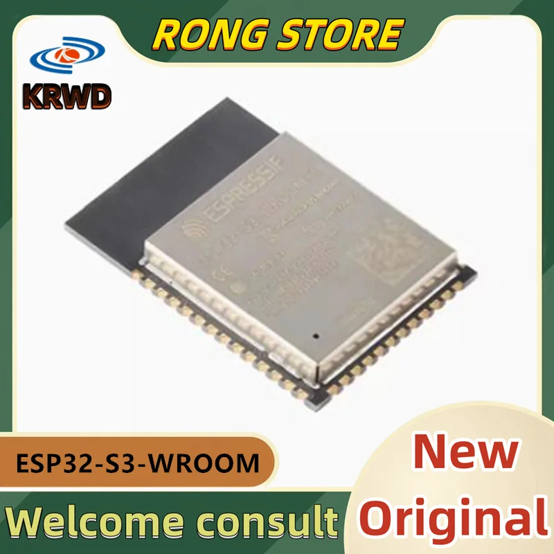 5PCS ESP32-S3-WROOM-1 New and Original Chip IC ESP32-S3-WROOM-1-N16R8 Wi-Fi Bluetooth 5.016 MB32 dual-core MCU module