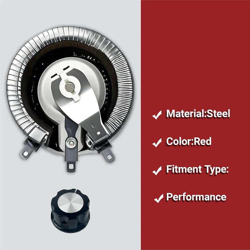 FFYY-Rheostat 150W 14 Ohm متوافق مع استبدال 233060 200657 207177، طقم مع مقبض التحكم