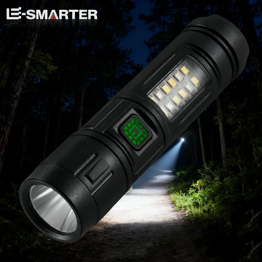 

Мощный перезаряжаемый светодиодный фонарик с аккумулятором для кемпинга, рыбалки и охоты ​