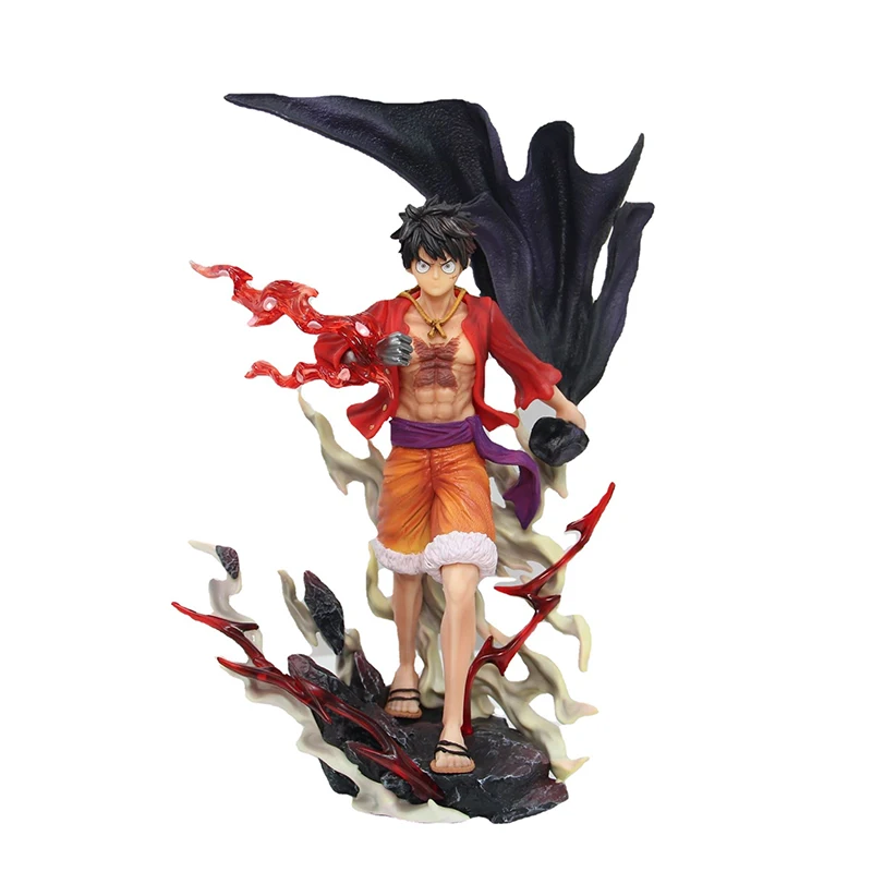 

28cm Anime ONE PIECE GK Monkey D Luffy Walking State Favorite Of Boys Action Figures PVC Collection Model Ornaments Toys Gifts