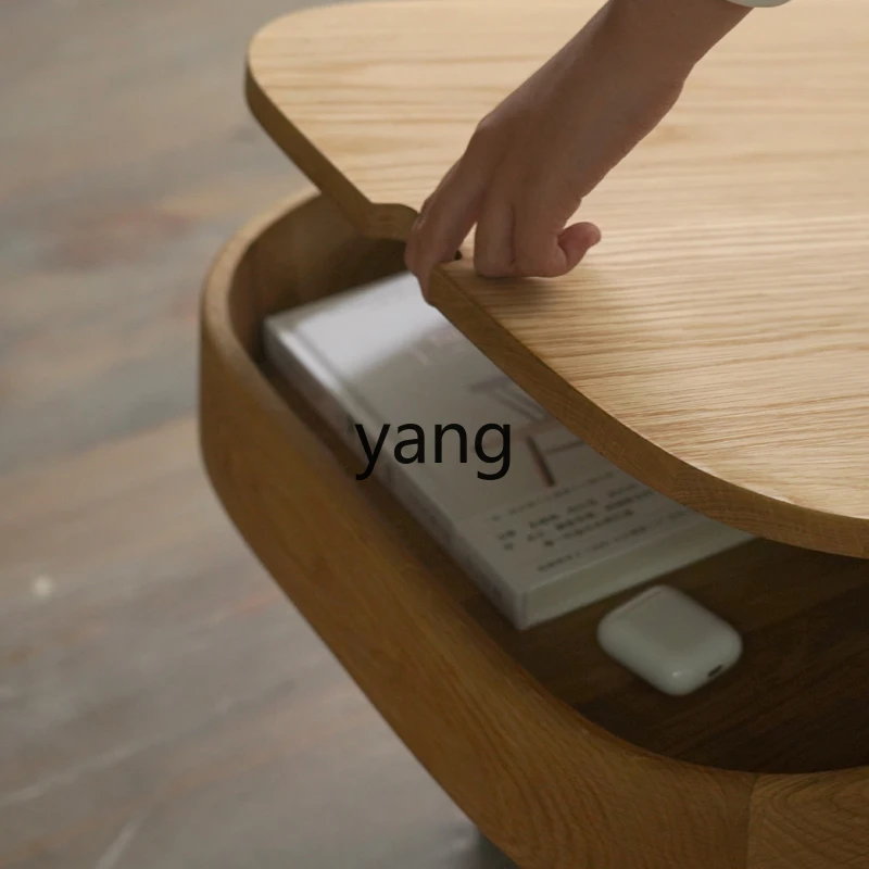 LMM，storage storage low table solid wood wabi-sabi wind modern simplicity