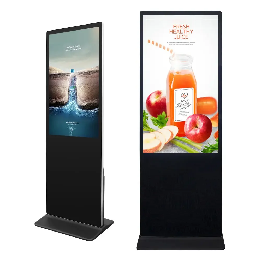 Infrared Screen Totem Digital Signage Wifi Led Poster Brightness Standing Advertising Full Screens Led Poster