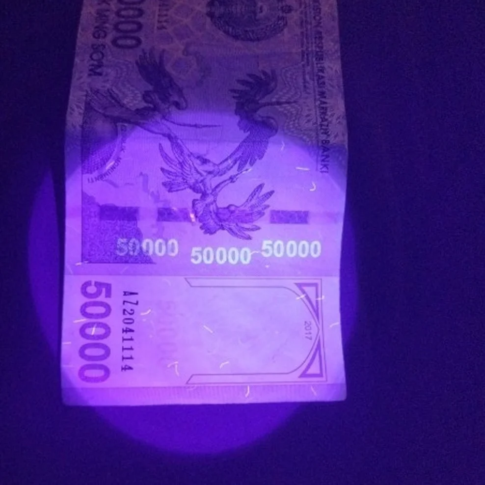 Stainless Steel Mini Lamp Led 365/395 UV Flashlight Torch Ultra Violet Light AAA Battery for Marker Checker Detection