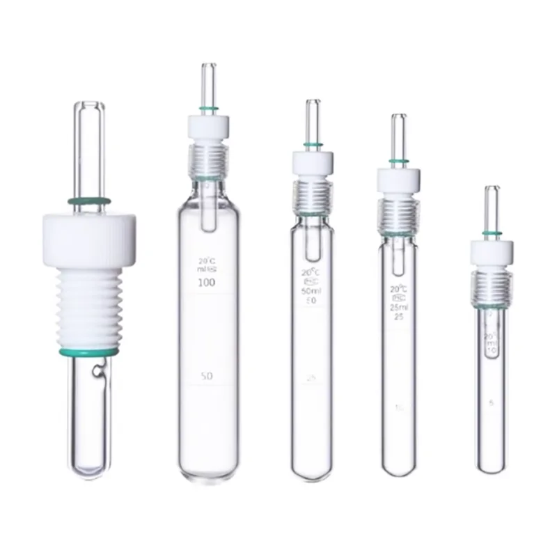 

Thick-walled pressure-resistant tube with air guide tube, glass pressure-resistant bottle vacuum hydrolysis tube