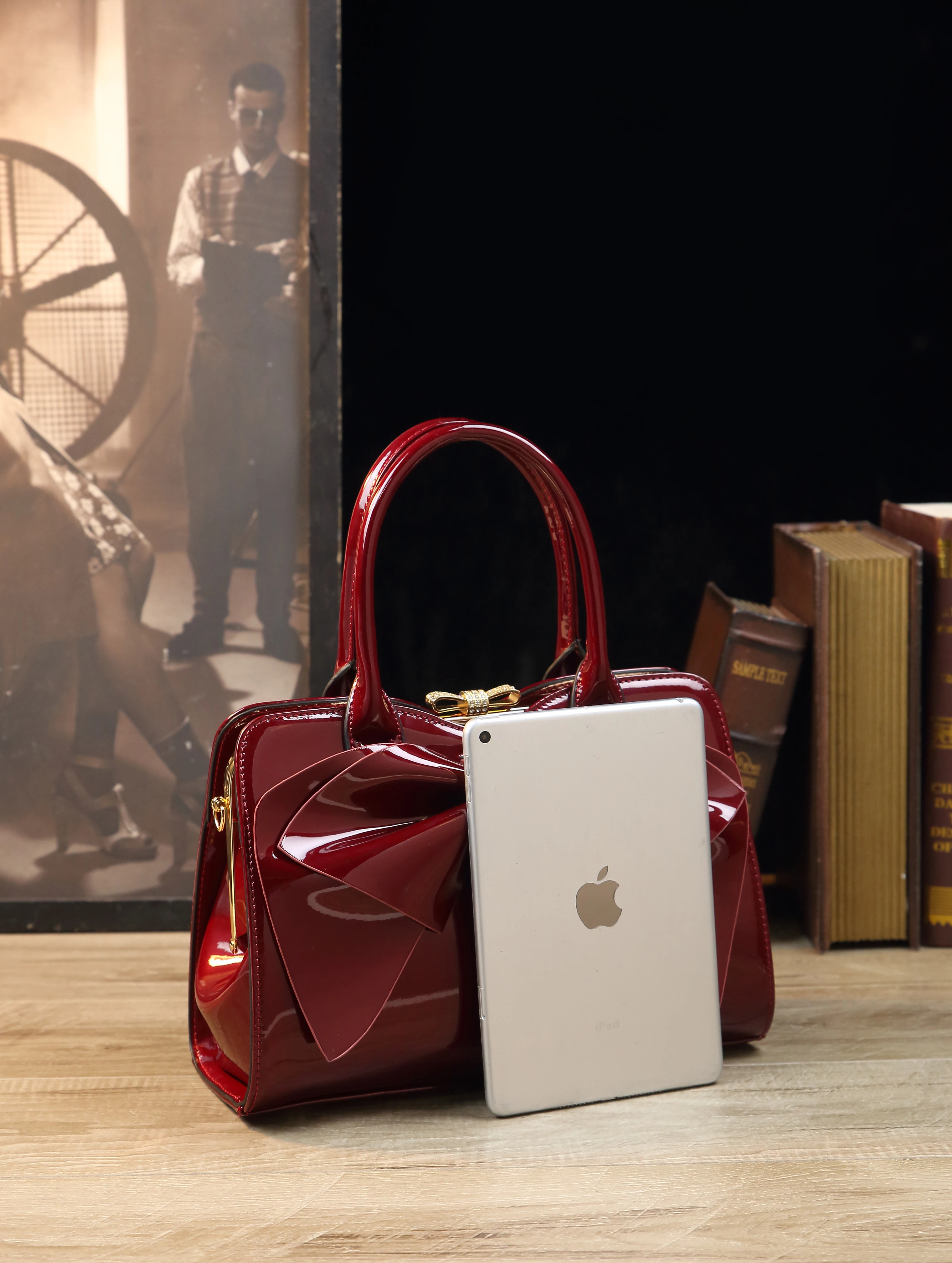 Damen Tasche Street Pop Tasche Bogen Stil Mode