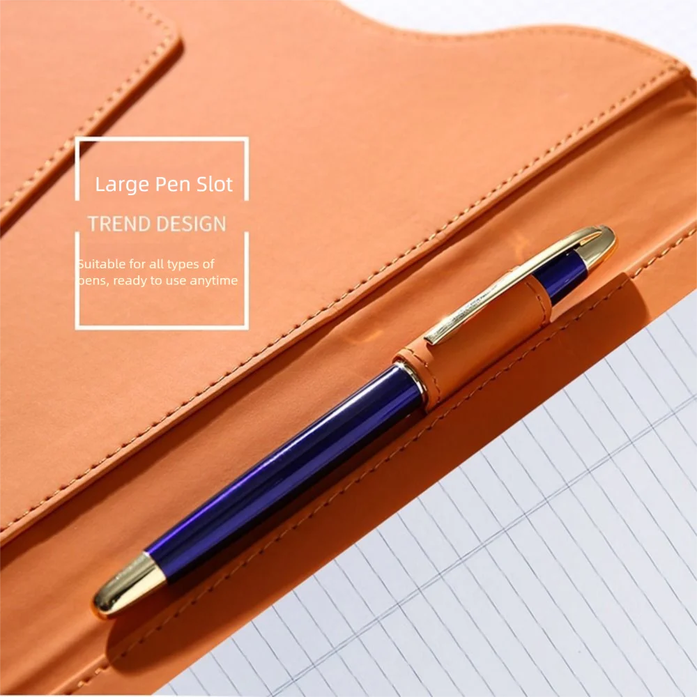 With Cover A4 File Folder Clipboard With Pen Holder Waterproof Over Flip File Writing Pad Multifunctional Non-slip