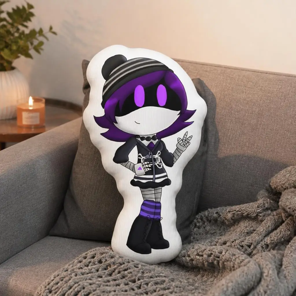 Uzi Doorman Murders Drones Plush Pillow Cushion Irregular Stuffed Throw Pillow Home Decor Gift Sofa Bed Couch