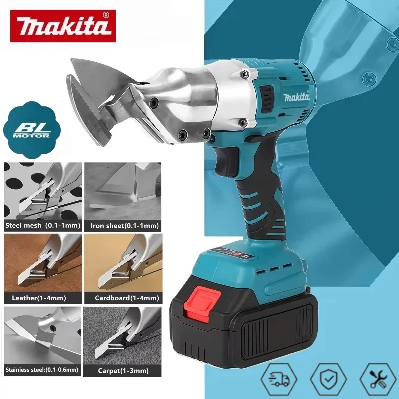 

Makita 18V Battery Electric Cordless Iron Scissors Machine Professional Metal Cutting Tools Rechargeable Sheet Shear Cutter
