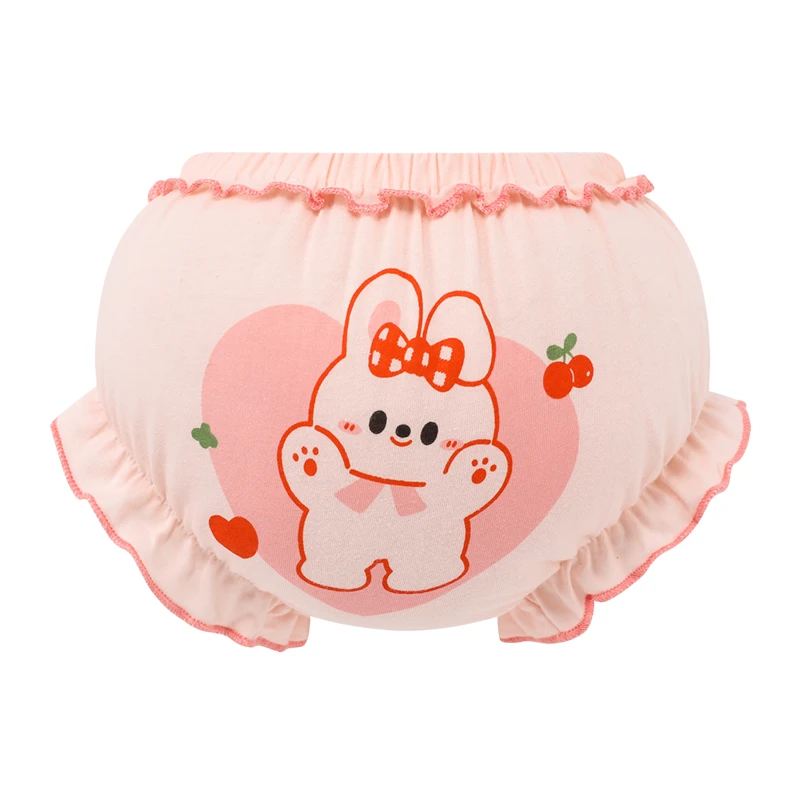 2pieces Kids Cotton Underwear Panties Girl Baby Infant Cute Big Bow Dots Shorts For Children Fashion Can Wear Outside Underpants