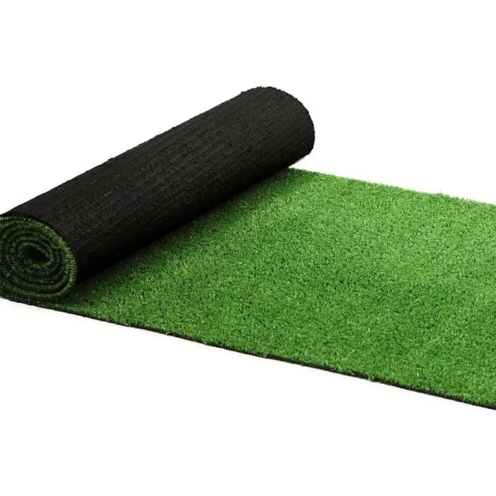 

Artificial Grass Rug , Indoor Outdoor,7FTX12FT, for Garden Lawn Landscape Balcony,0.4" Rug Synthetic Grass Mat Fake Grass