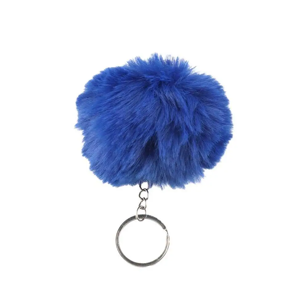 Soft Simple Bag Pendant DIY Jewelry Pompom Keychains Key Ring Fashion Accessories Key Chain