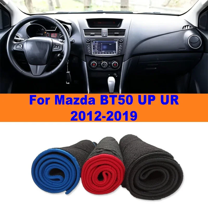 

Anti-Glare Dashboard Cover Dash Mat Non-Slip Sun Shade Pad Interior Protector For Mazda BT50 UP UR 2012-2019 Car Accessories